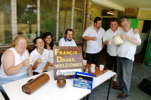 Francis Drake Bowls Club, Hilly Fields, Brockley, SE4 1QE. FDBC tea time
