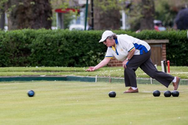 Francis Drake Bowls Club, Hilly Fields, Brockley, SE4 1QE. Sylvie made it to the semi-final of the plate
