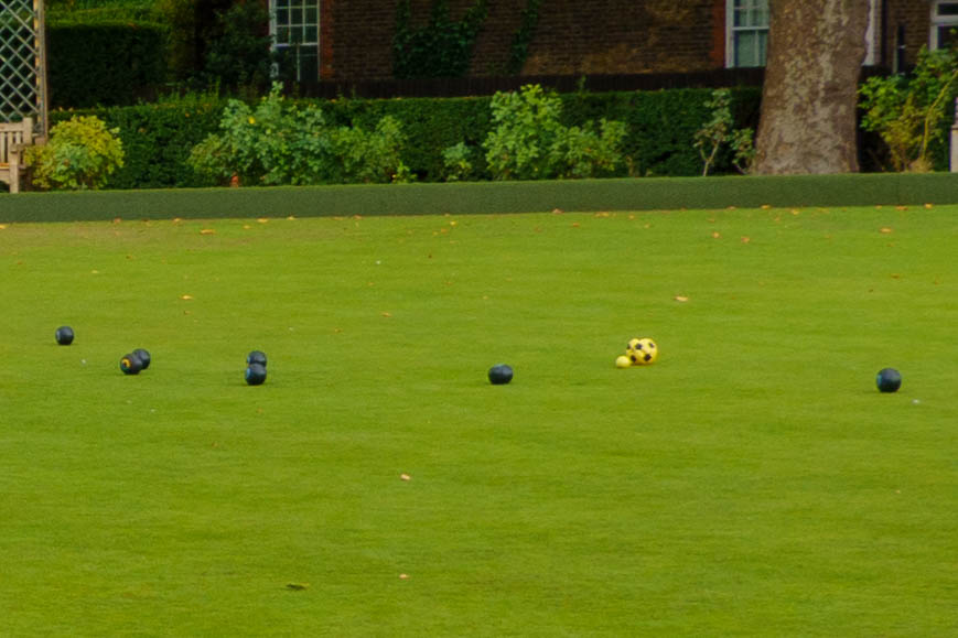 Francis Drake Bowls Club, Hilly Fields, Brockley, SE4 1QE. Extra rule: lose the end if you touch the football!