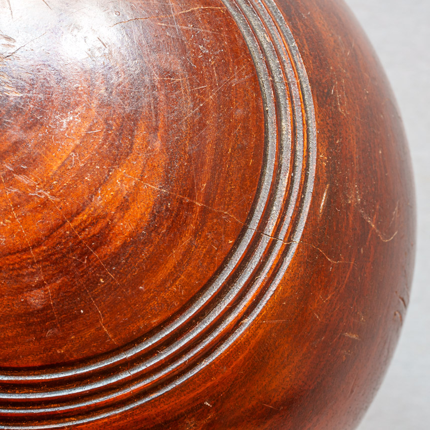 Francis Drake Bowls Club, Hilly Fields, Brockley, SE4 1QE. Old Wooden Bowl