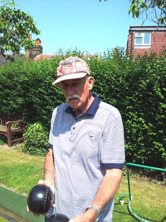 Francis Drake Bowls Club, Hilly Fields, Brockley, SE4 1QE. Ted - A regular annual visitor from Australia