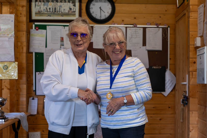 Francis Drake Bowls Club, Hilly Fields, Brockley, SE4 1QE. Sue Hastings, Ladies Championship runner up