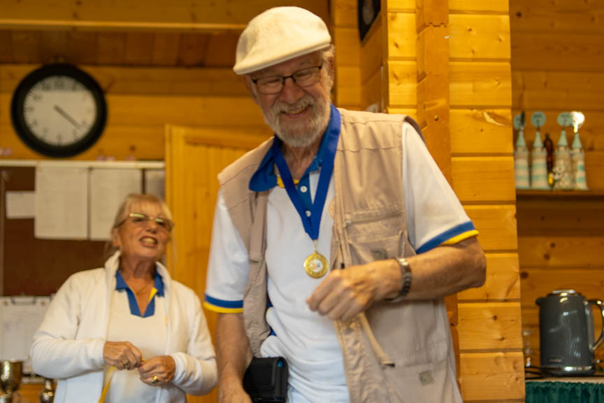 Francis Drake Bowls Club, Hilly Fields, Brockley, SE4 1QE. Fred Main, Gardiner Cup runner up