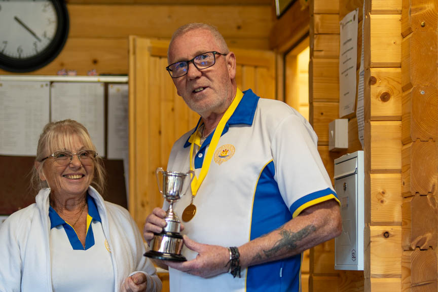 Francis Drake Bowls Club, Hilly Fields, Brockley, SE4 1QE. Steve Hayes, Gardiner Cup