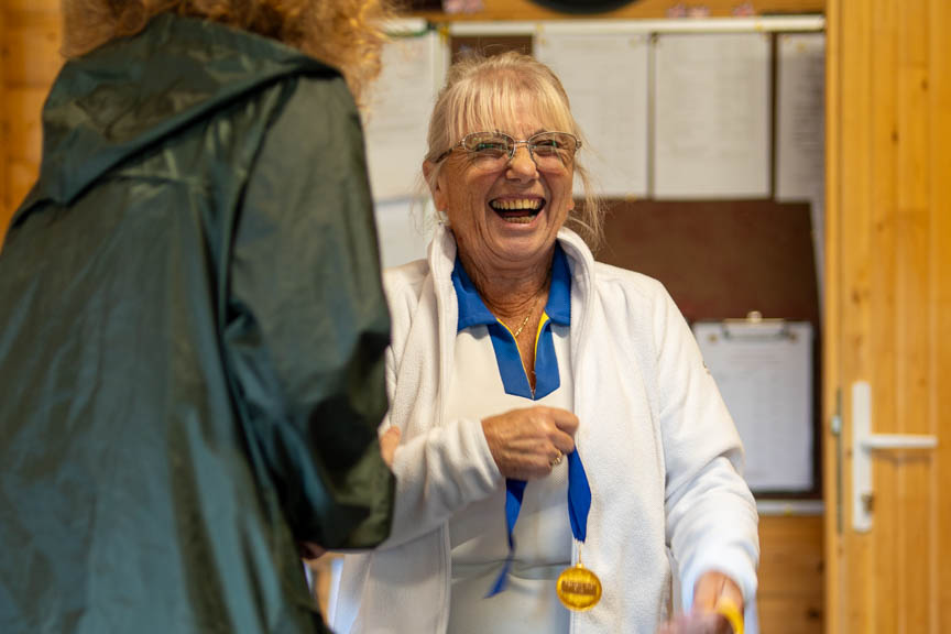 Francis Drake Bowls Club, Hilly Fields, Brockley, SE4 1QE. Sue Hastings, Presidents Cup runner up