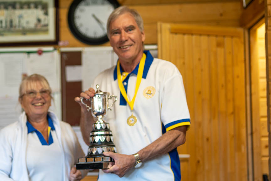 Francis Drake Bowls Club, Hilly Fields, Brockley, SE4 1QE. Rob Warnes, Men's Championship